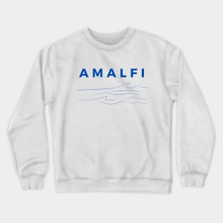 Amalfi Waves Crewneck Sweatshirt